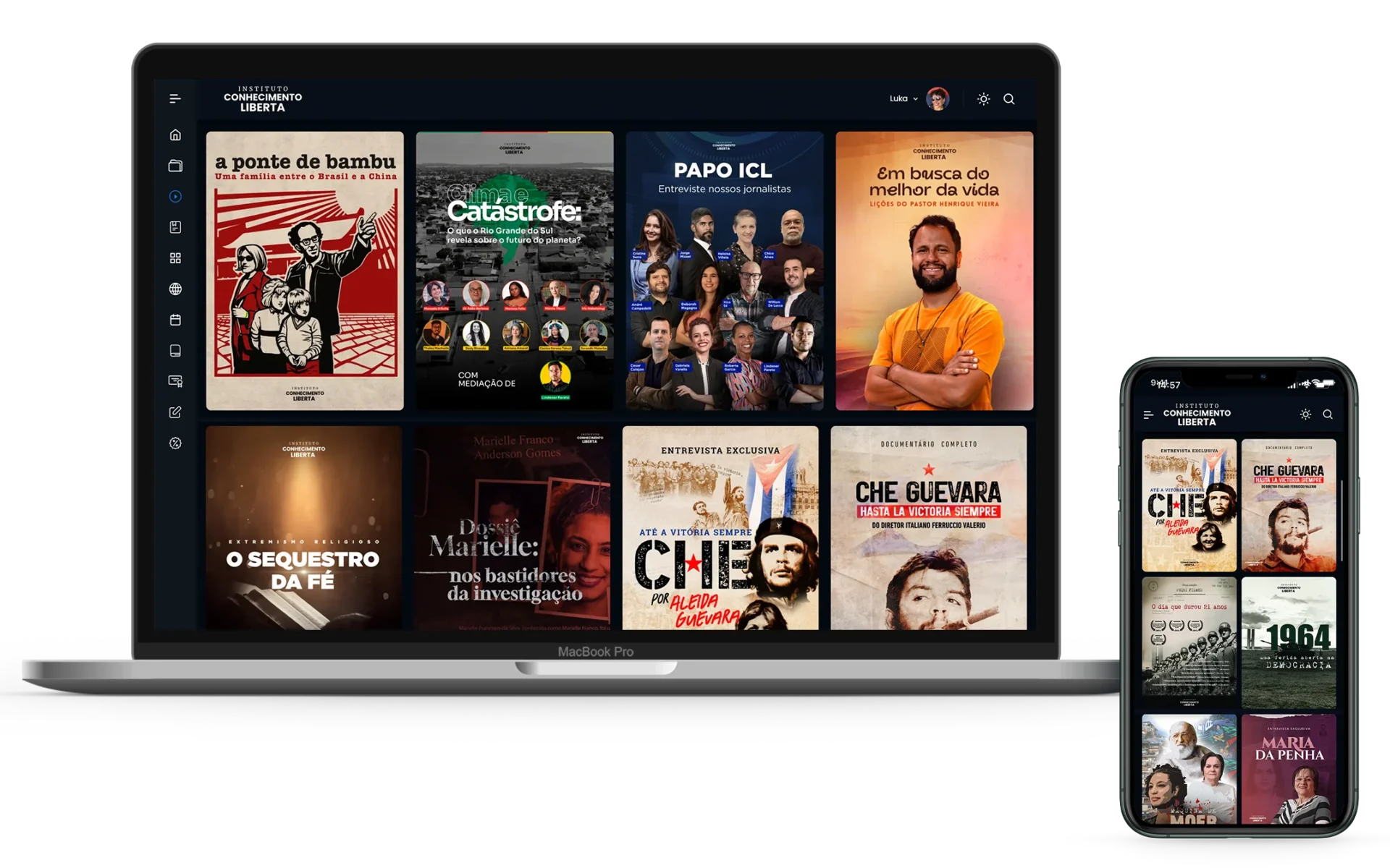 Entretenimento mockup