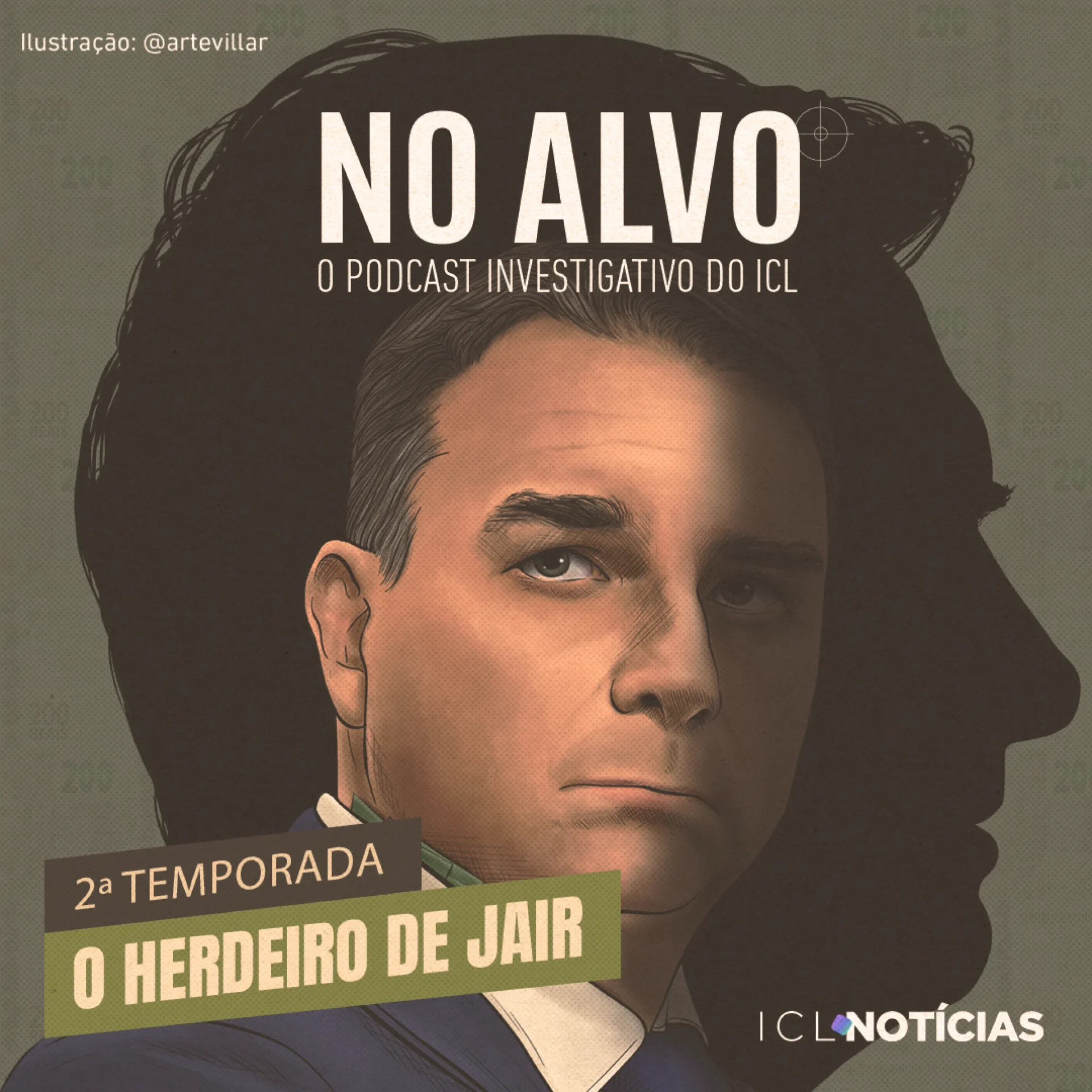 Capa do podcast No Alvo: O Herdeiro do Jair